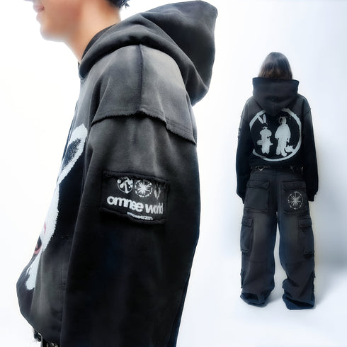 bunny pullover hoodie